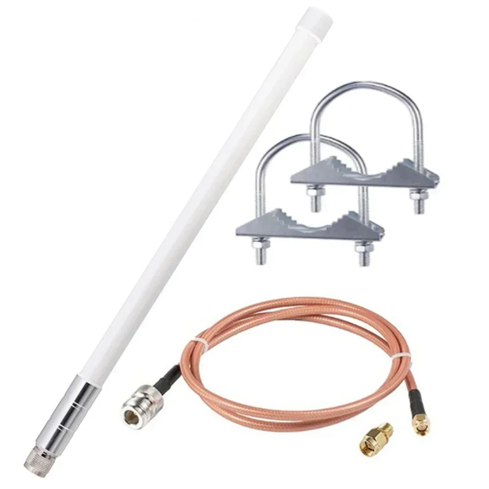 

RAK Wireless M1 HNT 868Mhz 915Mhz Antenna for Urban Monitoring 5 8dBi Outdoor 42cm White Male N Male Connector