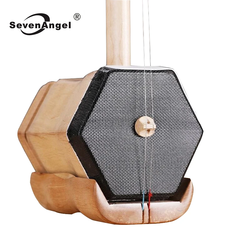 The New Style Erhu Musical Instrument Simplifies the Head Professional Polymer Erhu Skin Can Pass Through Customs Smoothly