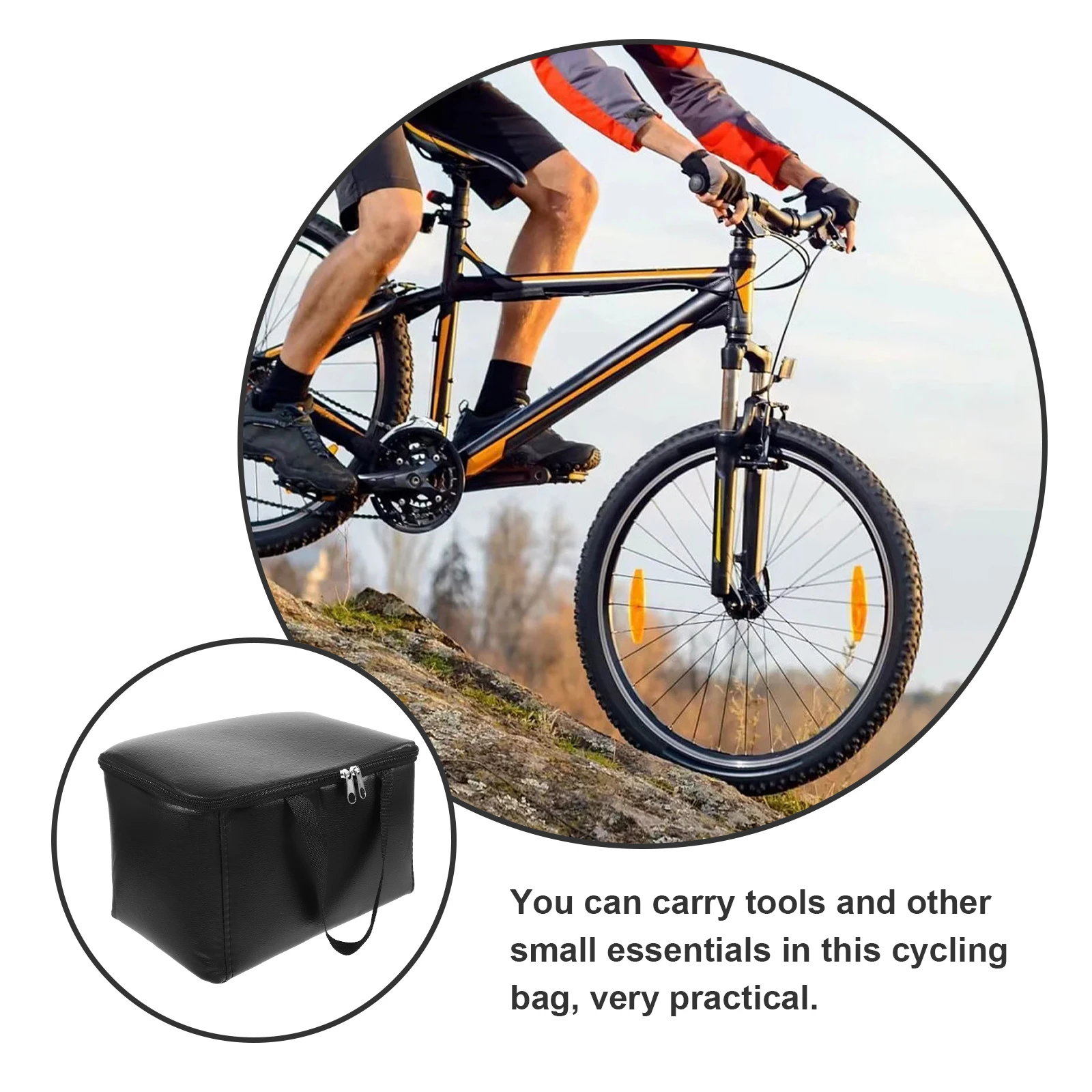 

Waterproof Bike For Cycling Storage Multifunctional Frame Bag With Easy Access Mountain Bike Travel Outdoor Adventure Top Tube