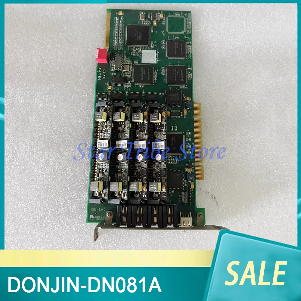 Voice Card With 4 Modules D081A-PCI REV:2.3 DONJIN-DN081A