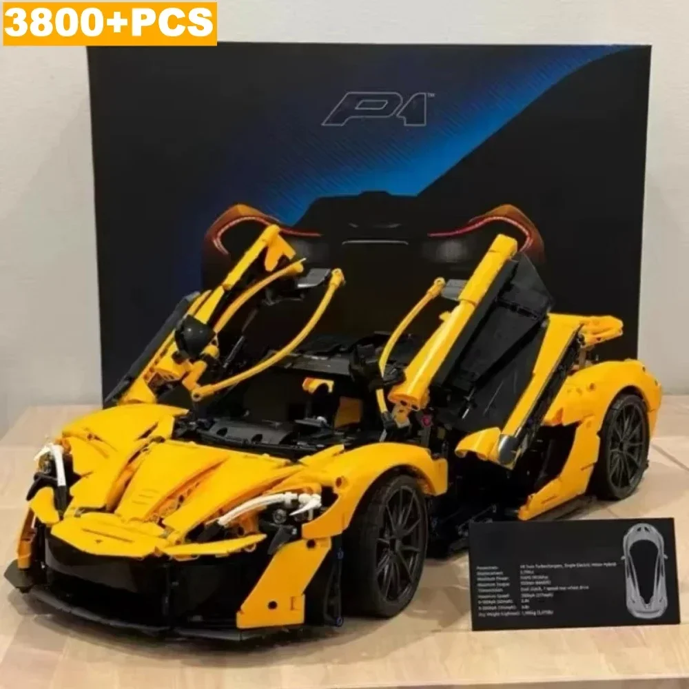 Kalein-décennie s de construction de supercar, groupe mécanique technique, 1:8, modèle érian, jouet pour garçon, cadeau, nouveau, 2024 pièces, 3893