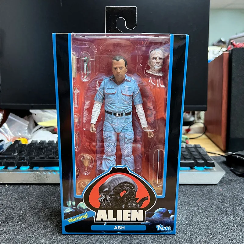 Original NECA Alien 40th Anniversary Movie Edition Third Generation Kane Ash ASH 7-inch DIY Model Toy Gifts