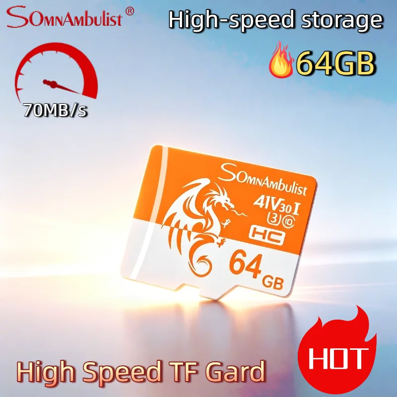 

SomnAmbulist 64GB High Speed Mini TF Card Memory Card Class 10 U3 A1 for Drone Audio Surveillance Device 64GB TF Card Pro