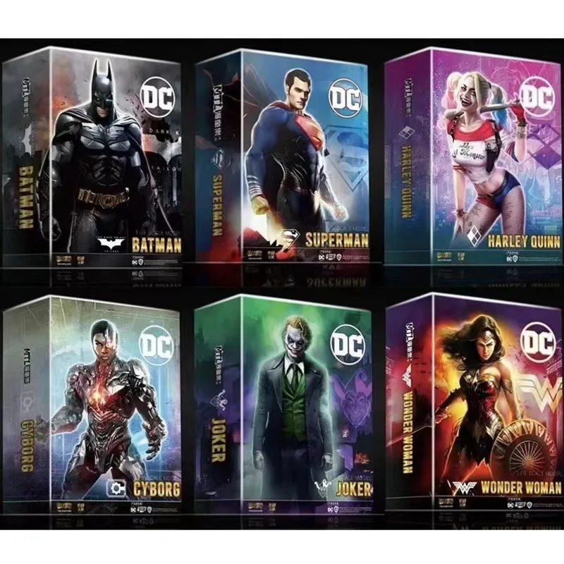 Justice League Action Figure Model Supermans Batmans Jokers Harley Quinns Wonder Womans Victor Stones Aquamans Figures Gift