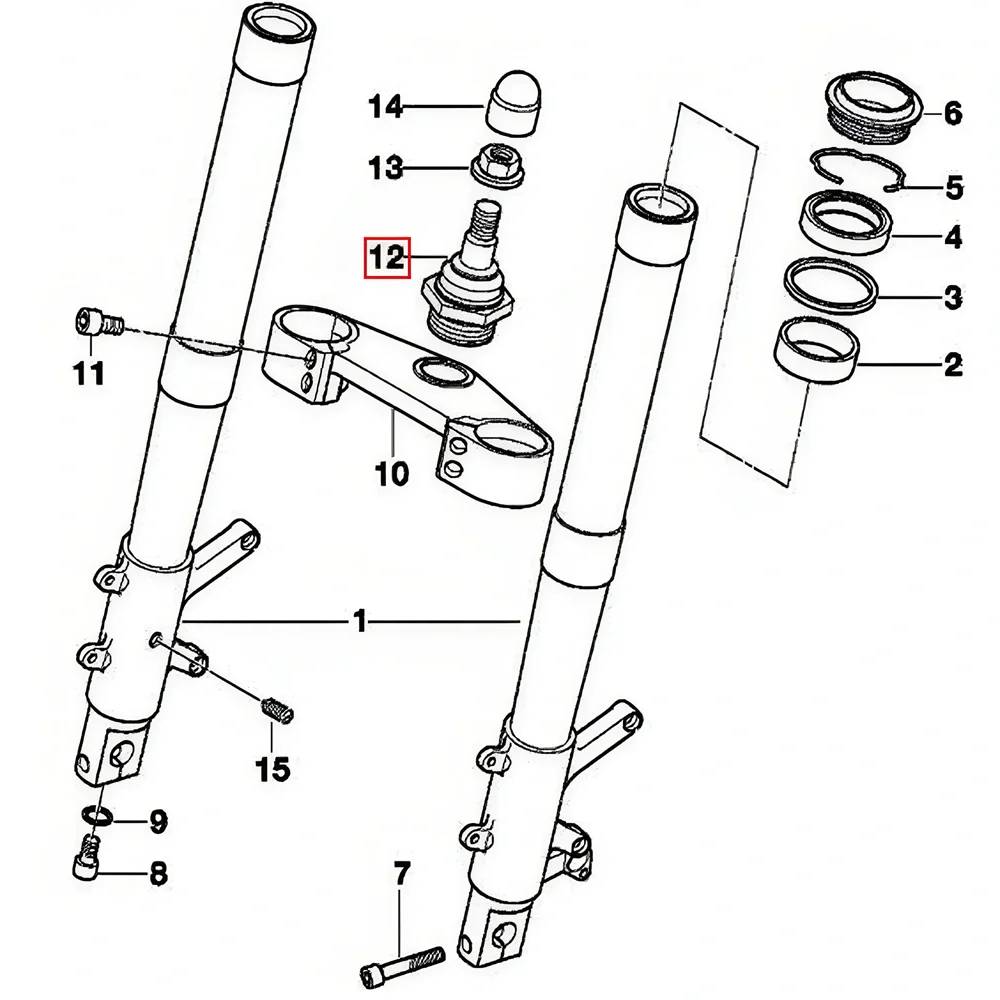 For BMW Front Fork Lower Cross Brace Tree Ball Joint R 1200 CL R 1150 GS R 1100 RS R 850 R K 1200 RS