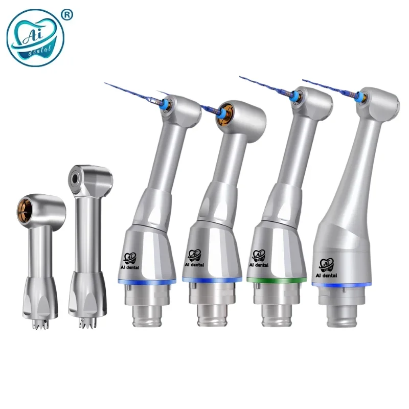 

​ ​ Конструкция из нержавеющей стали для угловой головки AI DENTAL для эндомоторов ​ ​ 1:1/6:1/16:1 Редукция для систем наконечников