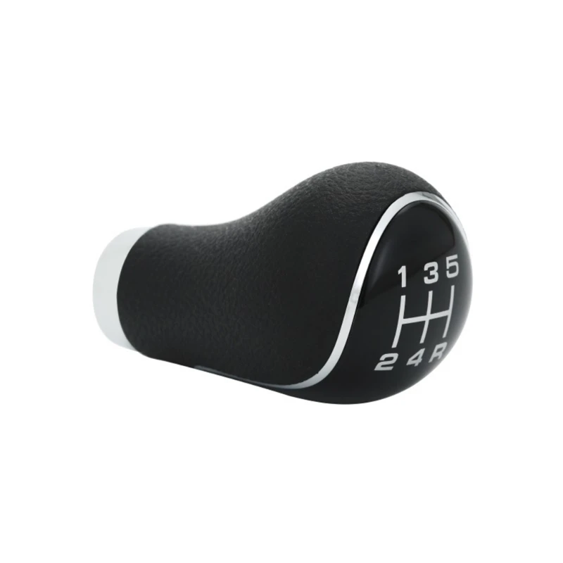 U2JA Interior Gear Knob Update, Manual Transmission Design with Black Trim Finish and Leather-Trim Contact Feel Daily