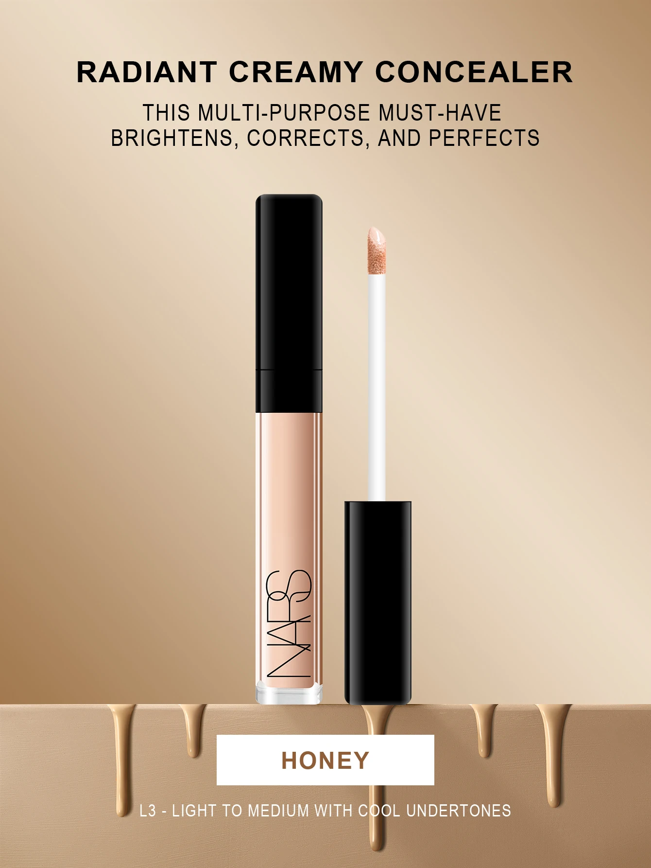 

Nars Radiant Creamy Concealer #Custard #Honey #Vanilla #Chantilly 0.22 oz./6ml