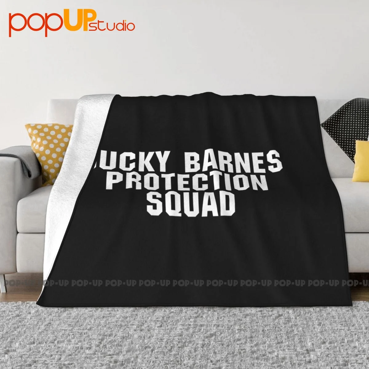 Bucky Barnes Squad Blanket Soft On Couch Couch Blanket