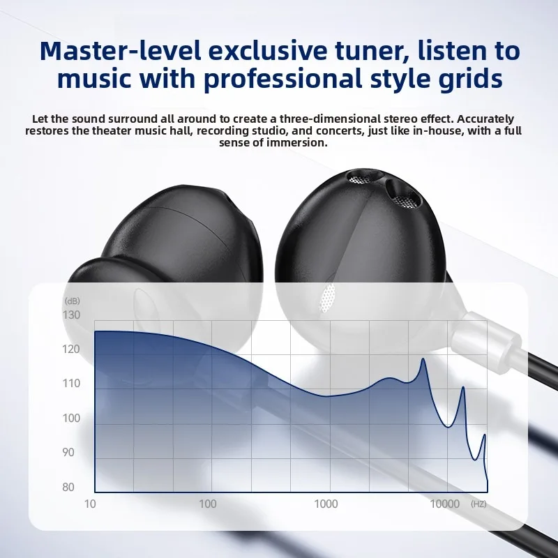 لسامسونج غالاكسي نوع-C سماعات أذن سلكية 3.5 مللي متر سماعة أذن HiFi باس ستيريو لعبة سماعات ل S25 S24 S23 S22 الترا بلس