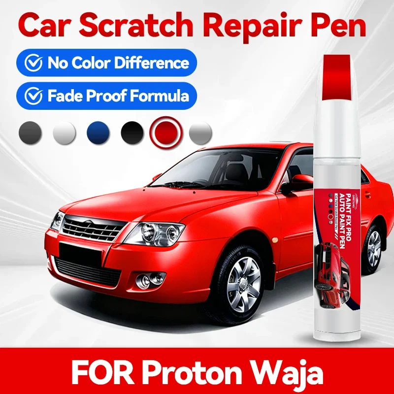 

Ручка для ремонта автомобильной краски для PROTON WAJA 2000-2021, аксессуары для ремонта царапин на краске, черный A0034, синий A0019, золотой A0050, красный A0016