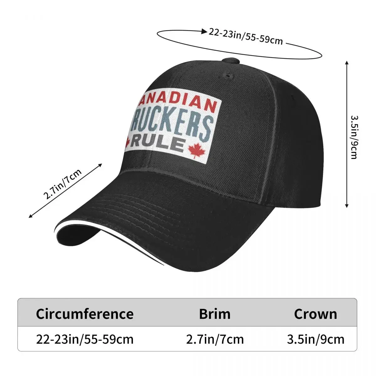 Casquette de baseball pour homme et femme, chapeau de gentleman, camionneur canadien Instagram, Freedom Convoy Canada 2022