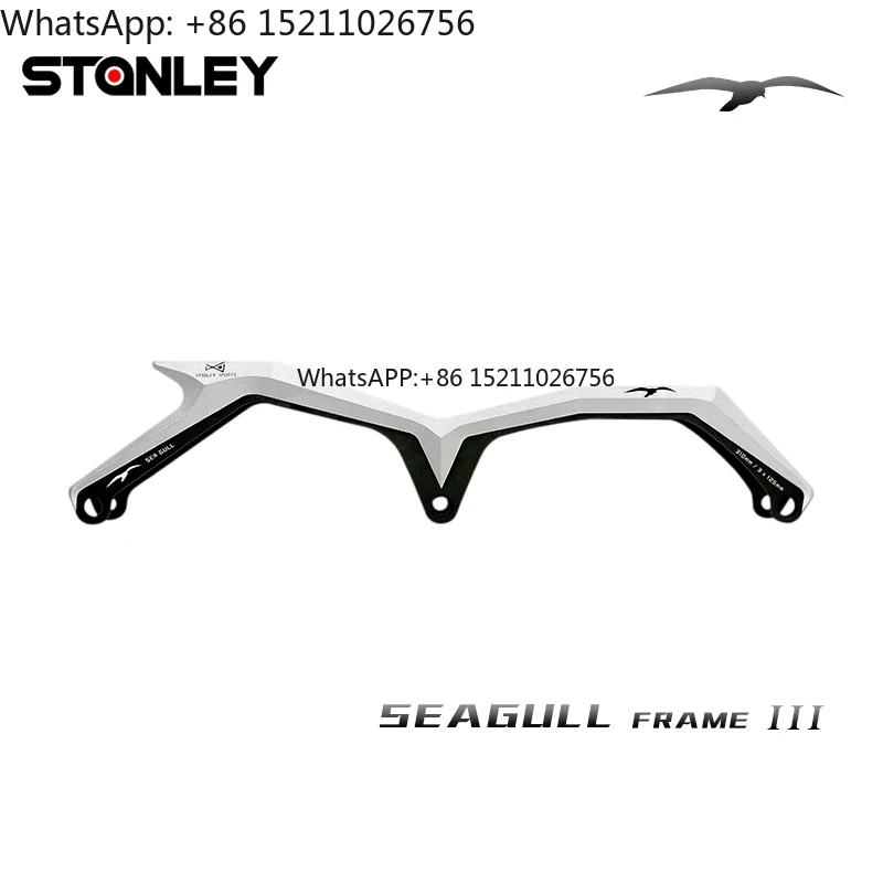 Wholesale Stanley Seagull Skates Frames for Inline Speed Skating 3X100/110/125mm Wheels Inline Roller Skates Frames Blade