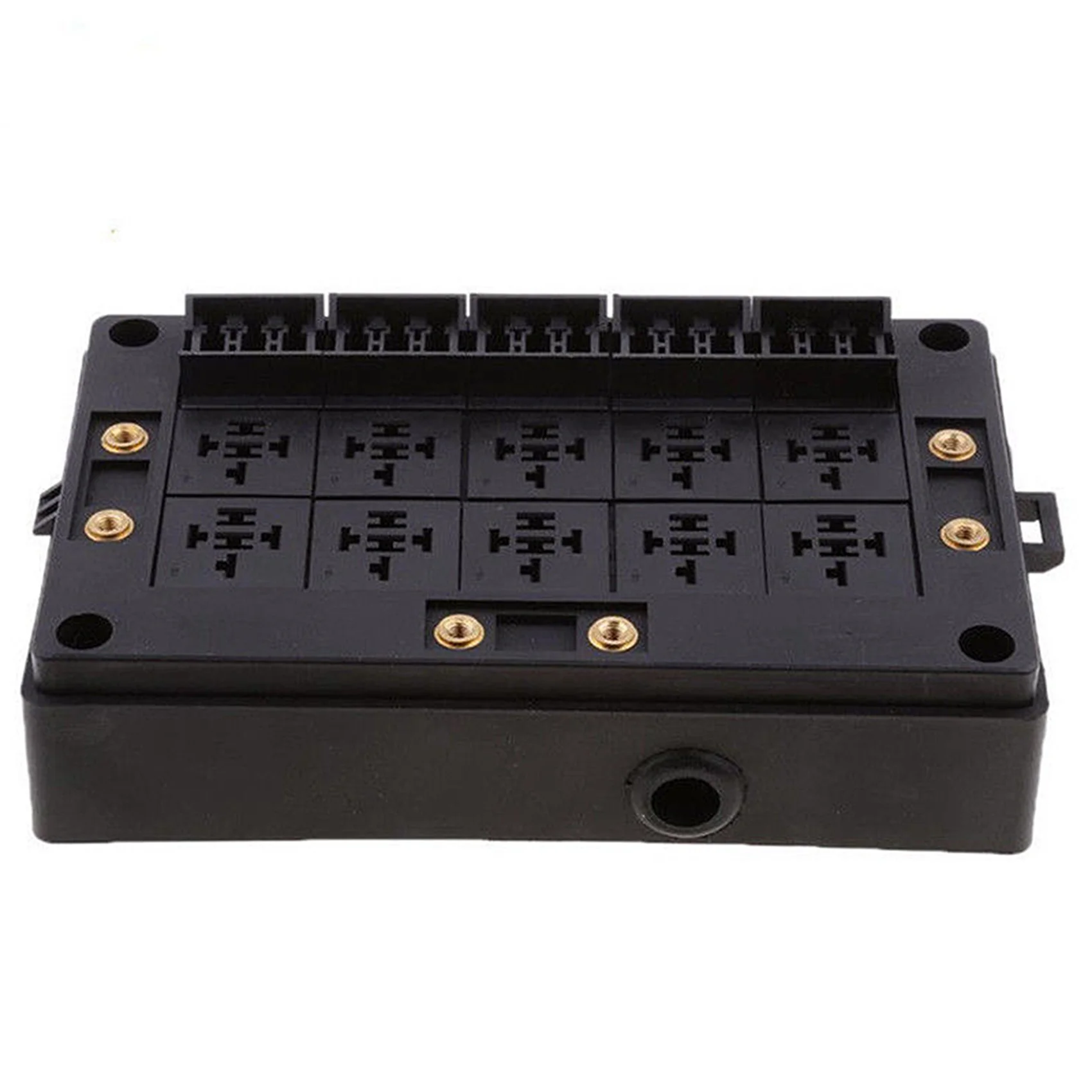 

Firmly 2X Car Blade Fuse Holder Relay Socket Black Box 18 Way Blade Fuse Holder Car Automotive Insurance For Automotive Marine