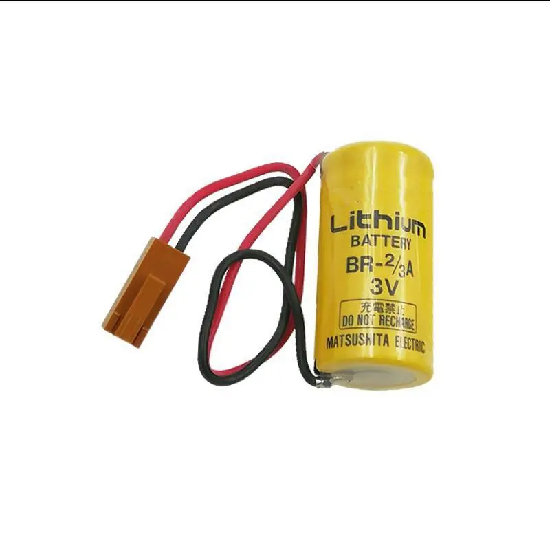 BR-2/3A 3V 1600mAh PLC Industrial Control Server Non-rechargeable Lithium Battery Pack