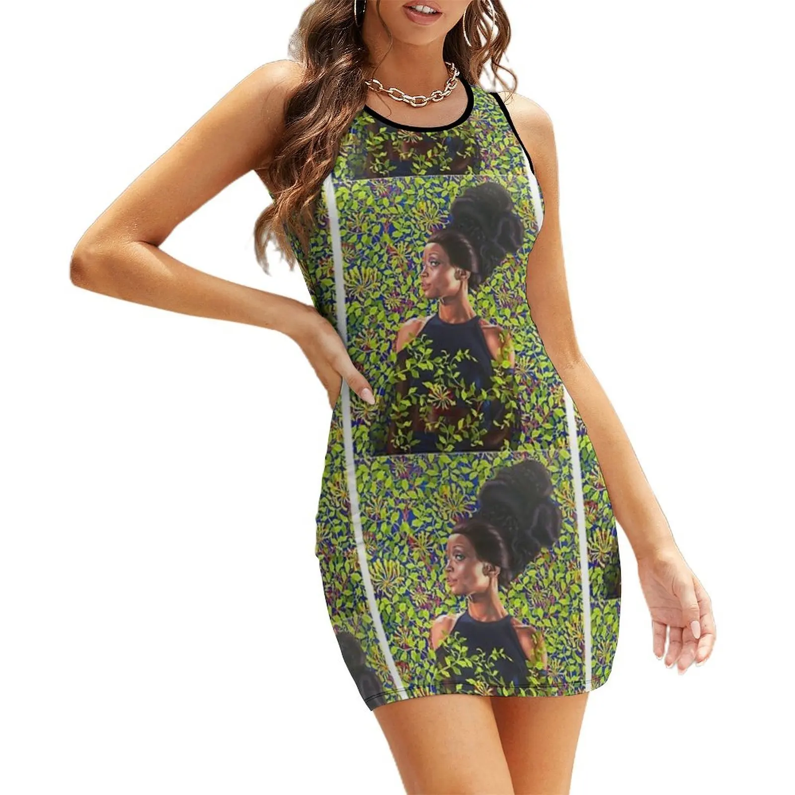 

Kehinde Beauty Black ,kehinde wiley fashion, kehinde wiley quote Sleeveless Sundress dress for women summer dress summer