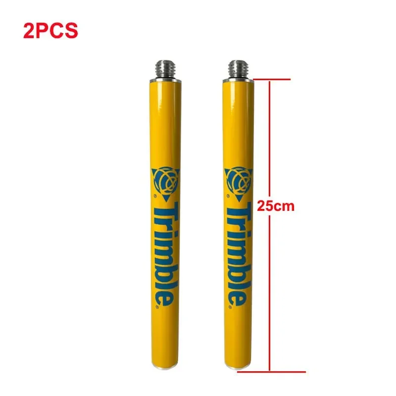 2PCS 25m 1 Foot Surveying Extension Pole Prism Antenna Extend Section Trimble  R12i R12 R10 R9snR8s R2 GPS 5/8 x 11 thread