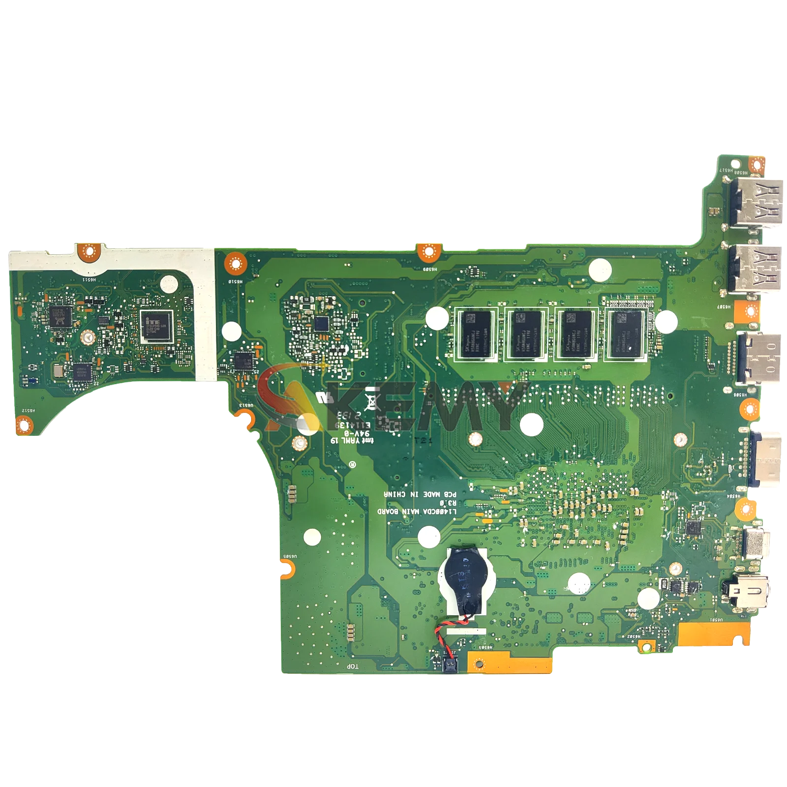 L1500CDAY Motherboard Laptop untuk ASUS VivoBook L1500CCDA L1500CD L1500CCDAY Mainboard Notebook dengan R3 R5 R7 CPU 113% Tes OK