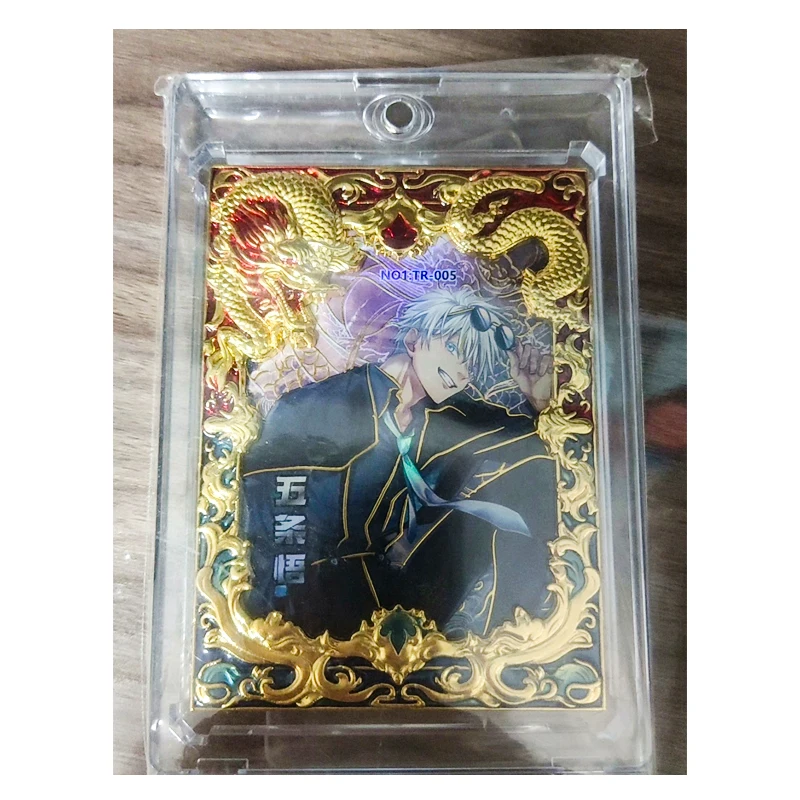 Anime Jujutsu Kaisen Satoru Gojo Itadori Yuji Geto Suguru Nanami Kento Collection Card Christmas Birthday Gifts Children\'s Toys