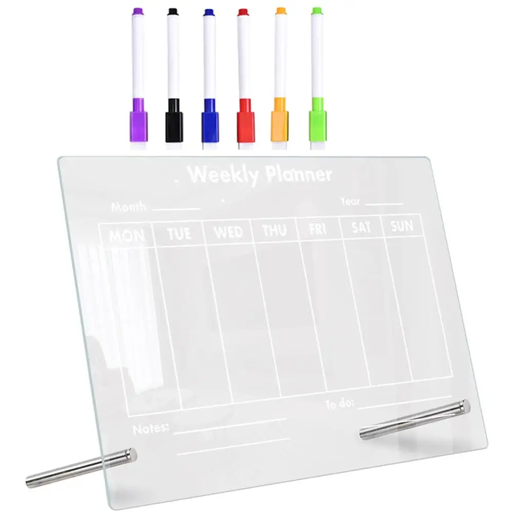 

Acrylic Memo Transparent Writing Board Dry Erase Marker Whiteboard Home Office Supplies Desk Accessories Students Writing Board
