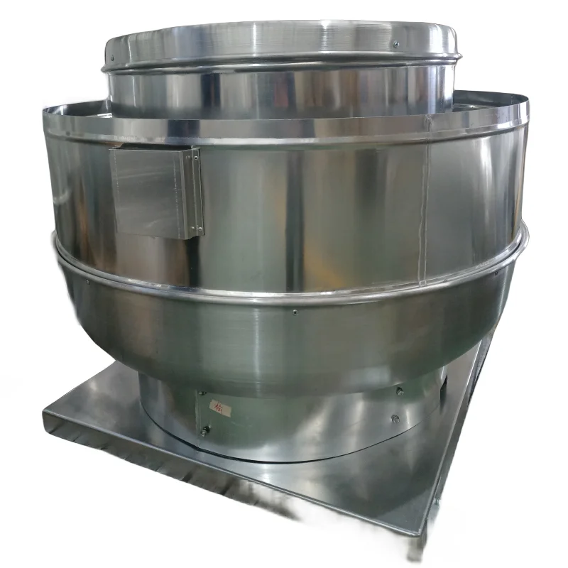 New Design Restaurant Hood Roof Exhaust Fan 1000 CFM Turbo Roof Ventilation Fan