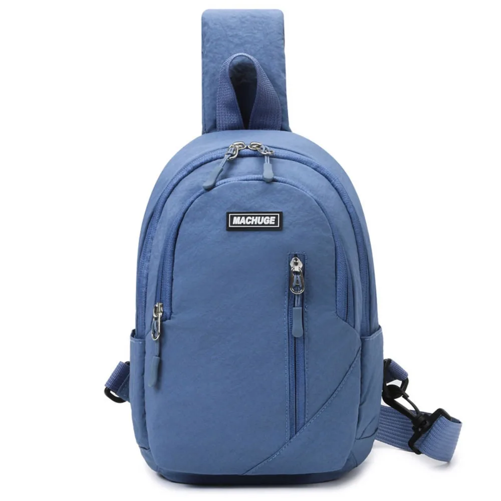 

Fashion Casual Men Chest Bag Multifunctional Adjustable Strap Men Crossbody Bag Large Capacity Nylon Shoulder Bag Women Men