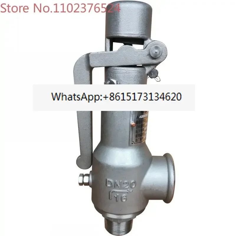 A28W H Y-10P 16P R 304 stainless steel safety valve DN15 20 25 32 40 50 65 80