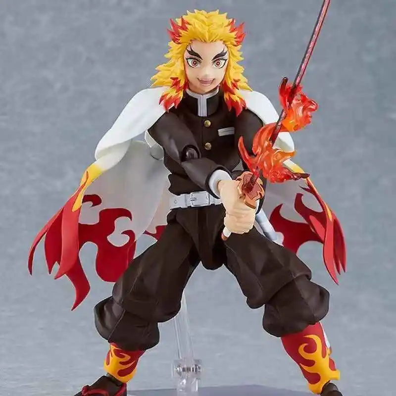 

In Stock Buzzmod 1.0 2.0 Demon Slayer Kyojuro Rengoku Kyoujurou Action Figures Anime Figura Pvc Model Toys Gifts Anime Series
