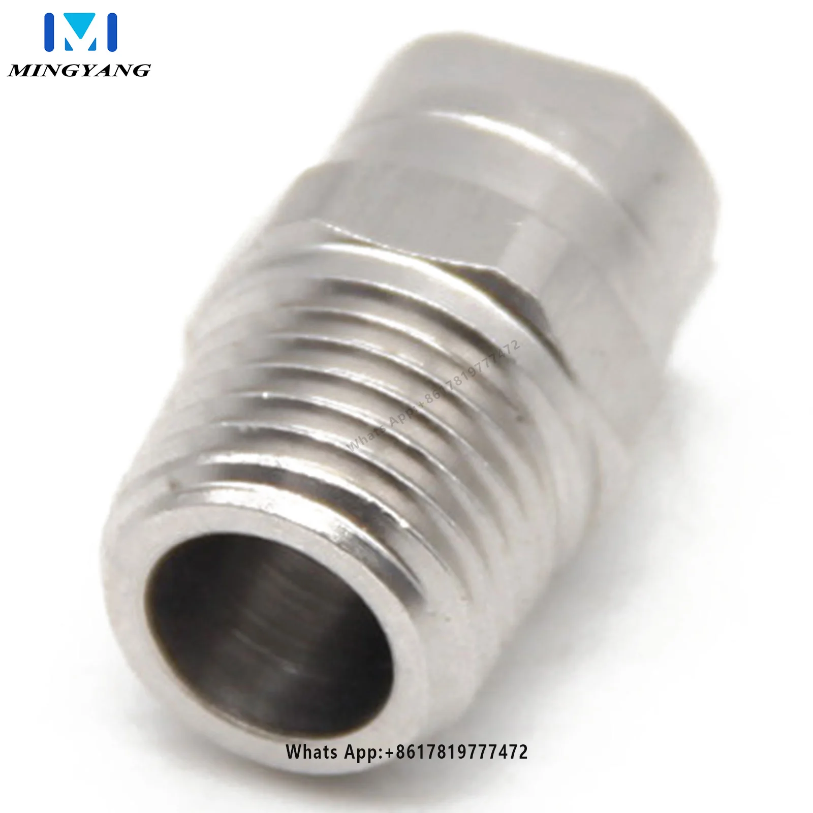 MINGYANG  3/8-40150 And 1/2-40150 HU Jet Flat Spray Nozzle High Pressure Industrial Nozzle For Cooling/Cleaning /Washing