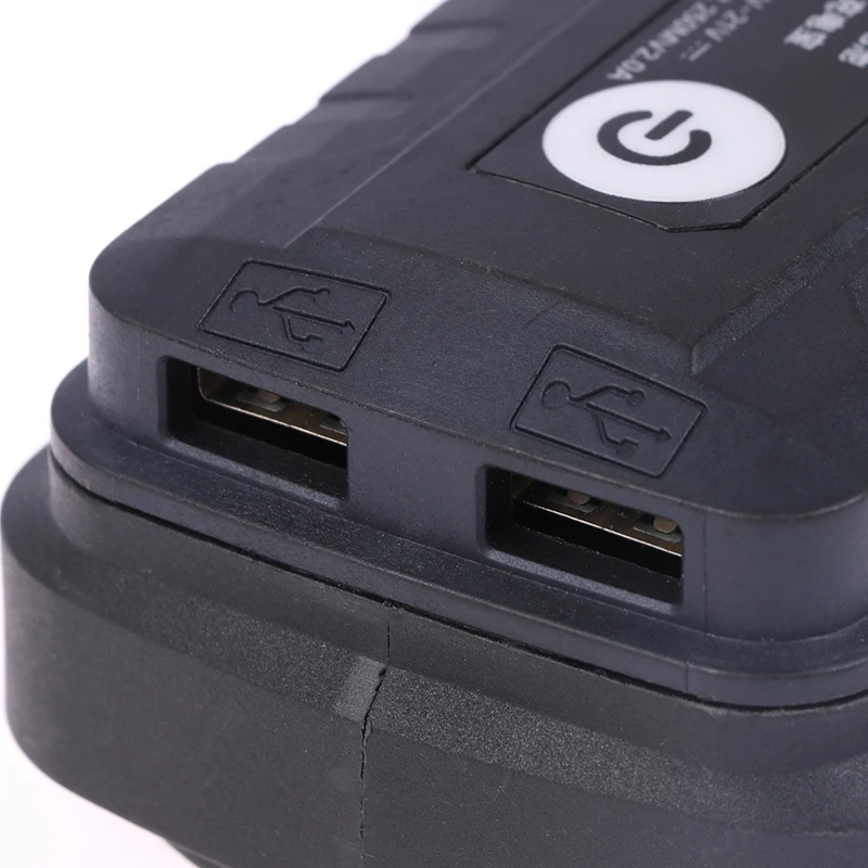 Adapter LED Lamp Flashlight USB Mobile Phone Charger For Makita 18V Li-ion Battery Power Bank