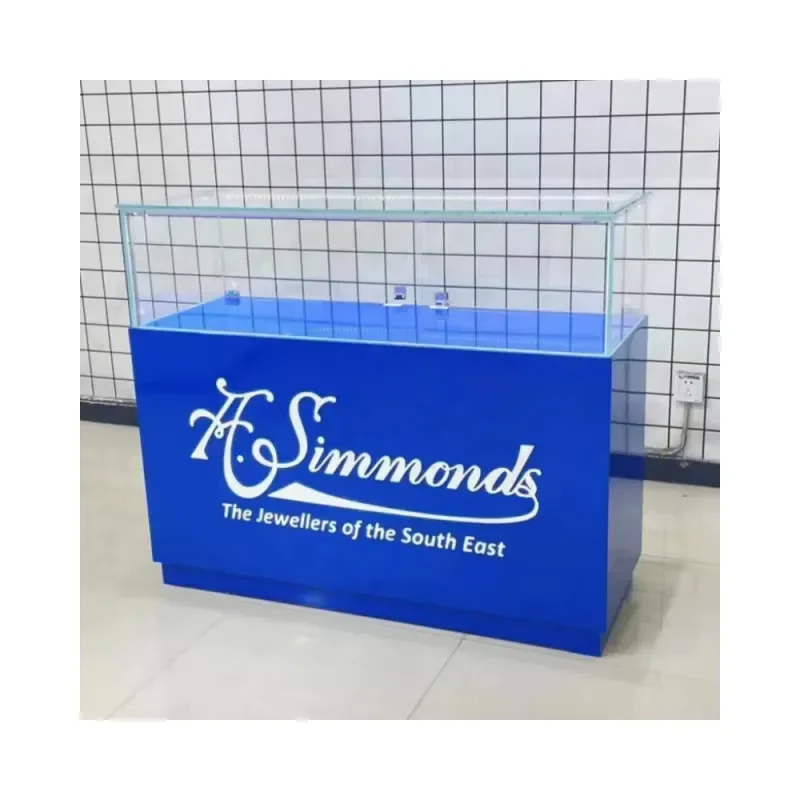 Custom New Arrival Table Display Case Jewelry Display Counter Jewelry Display Cabinet for Sale