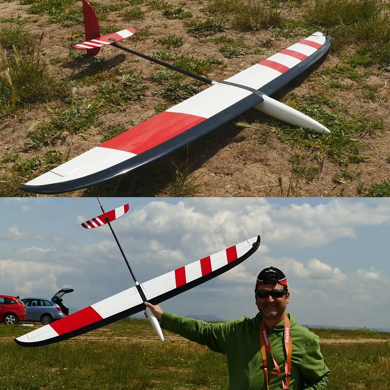 Glider F3k Hand Throwing Model Aircraft Fixed Wing Remote Controlled Electric Practice Aircraft Dlg Light Wood Model Aircraft