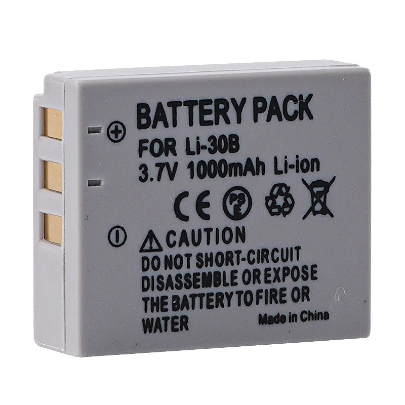 Akumulator Li-30B Akumulatory Li-30B do Olympus Stylus Verve Digital Digital S µ-Mini Digital µ-Mini Digital S Cameras