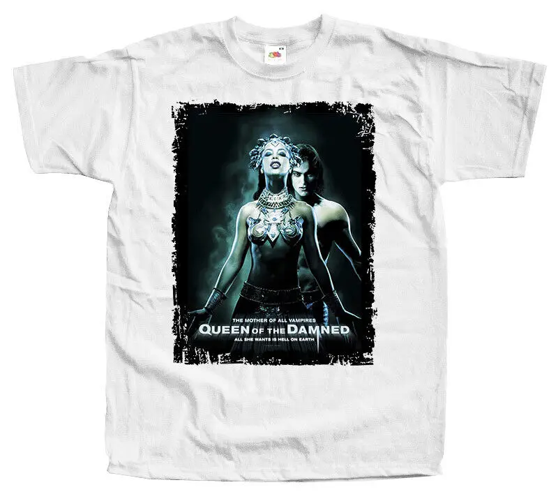 Queen of the Damned WHITE T SHIRT v3 poster Lestat Akasha S to 5XL