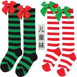 Girls bow socks British style autumn and winter stockings European Princess socks children socks