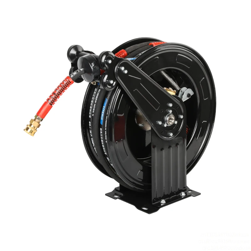 High pressure water drum pipe reel, air drum butter water pipe automatic telescopic reel