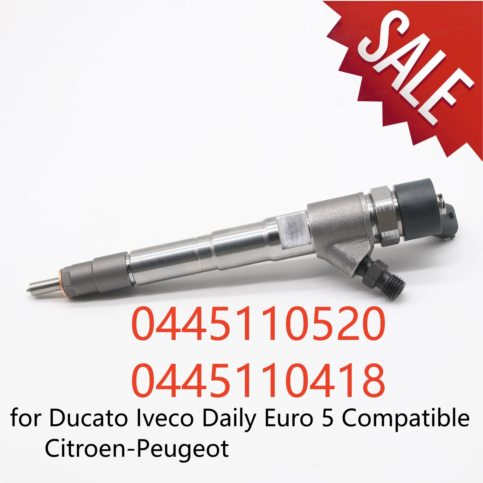 

0445110418 0445110520 Common Rail Fuel Diesel Injector for I-veco Daily F-iat 0986435212 0986435248