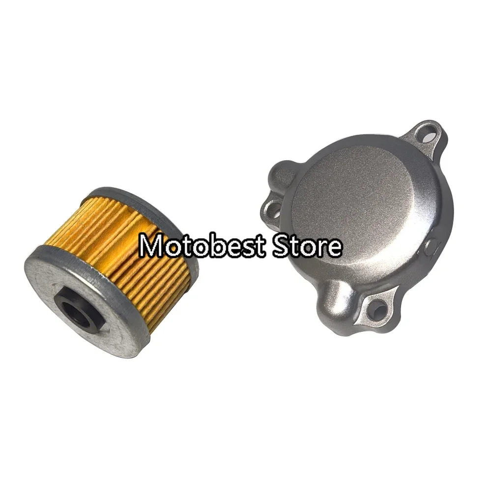 Motorcycle Oil Filter Gasket Filter Element Cover For Loncin Voge 300R / Rr LX300-6A / 6F LX300GS-B 300AC 300GY RALLY 300DS