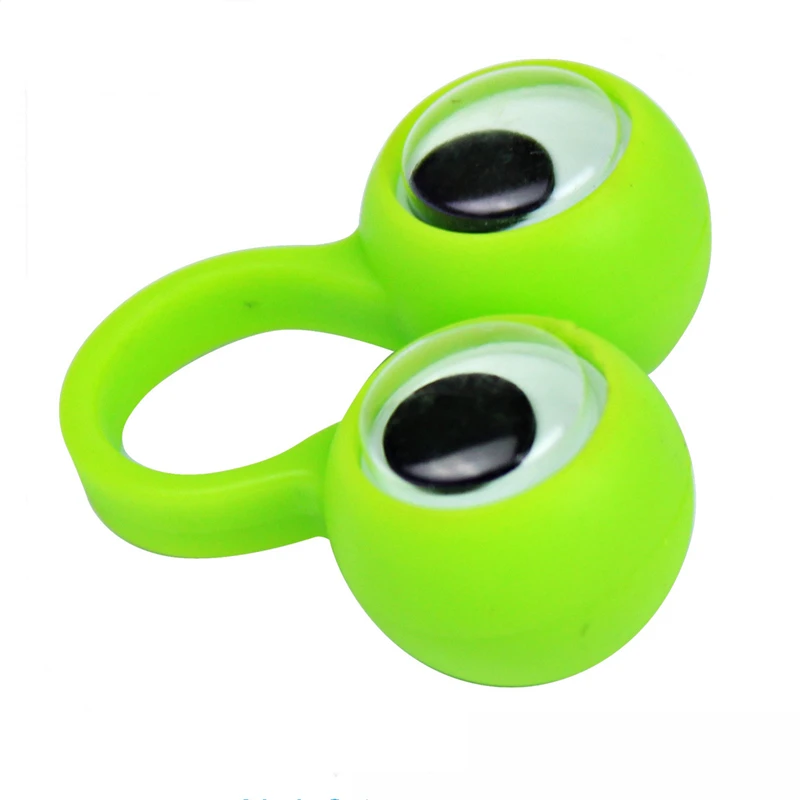 10Pcs Active Eye Ring Children Parent-child Props Practical Jokes Finger Cool Toys personality Event Giveaway Gags Birthday Gift