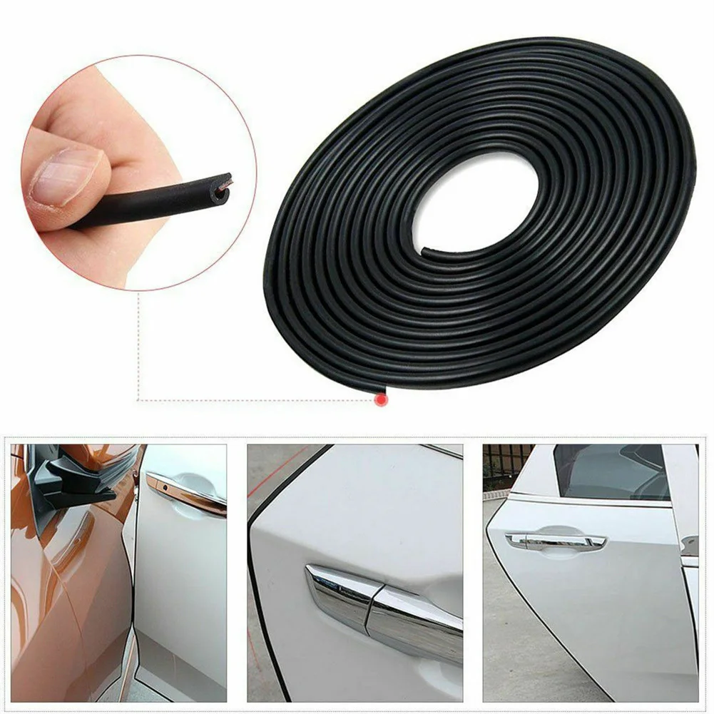 

16ft U Shape Rubber Seal Car Door Edge Guard Molding Trim Protectors Strip PVC Auto Acesssories Tools