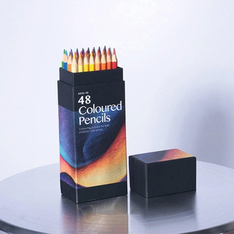 12/18/24/36/48/72 Colors Oil Based Colored Pencils Sketch Drawing Pencils Coloring Pencils for Adults Artists Teens Kids