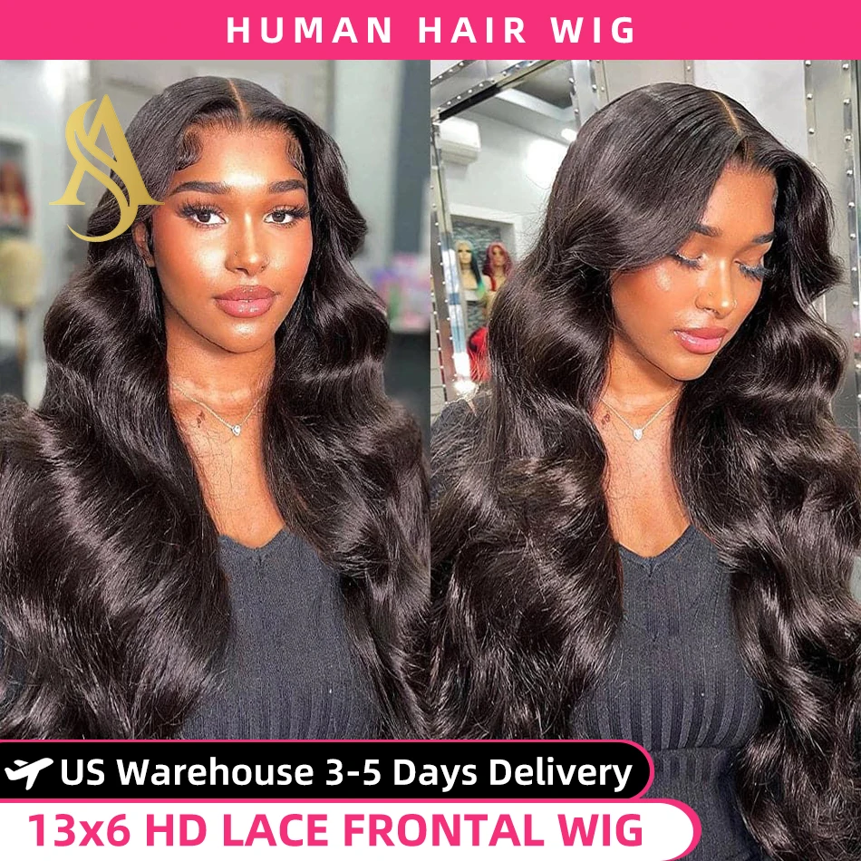 40 Inch Body Wave 13x4 13x6 360 Hd Transparen Lace Frontal Wigs Human Hair Brazilian Pre Plucked Lace Front Hair Wigs For Women