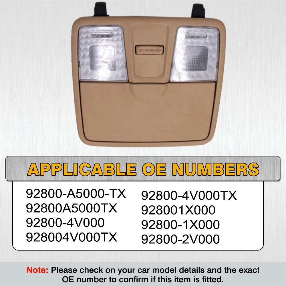 

Панель освещения салона (карго-лайт) 92800-A5000-TX для Hyundai Elantra GT, I30, IX25, CRETA, K3, Solaris 92800-4V000, 92800-1X000