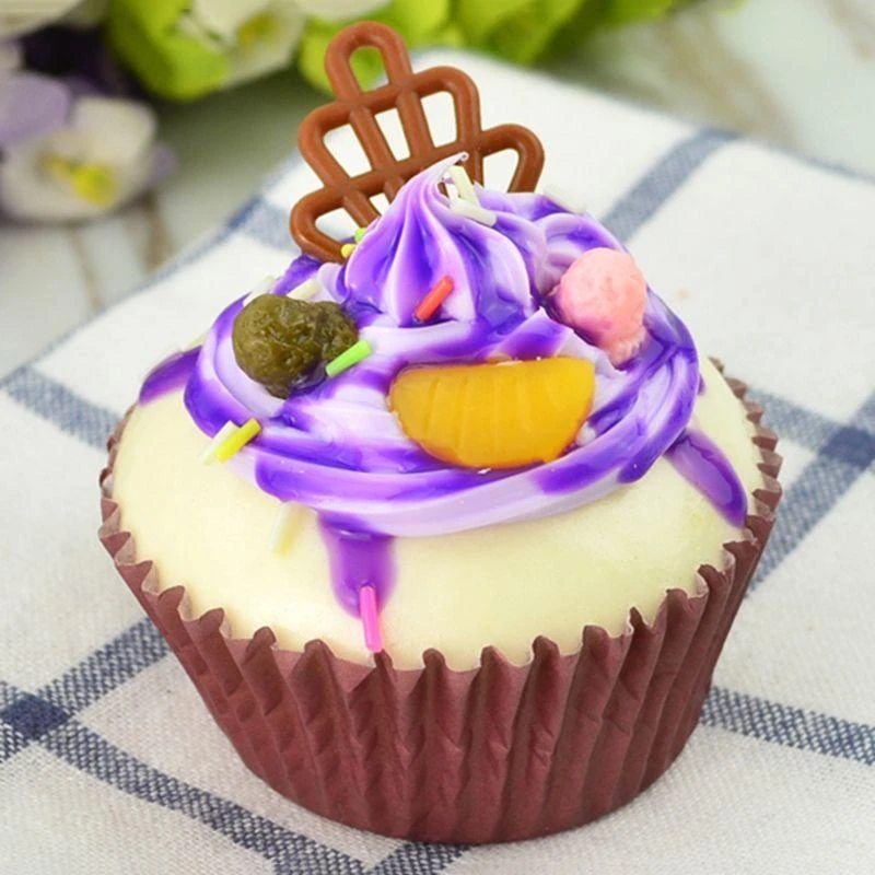 Realistic Artificial Fake Cake Cupcake Model Cup Display Photography Props Craft