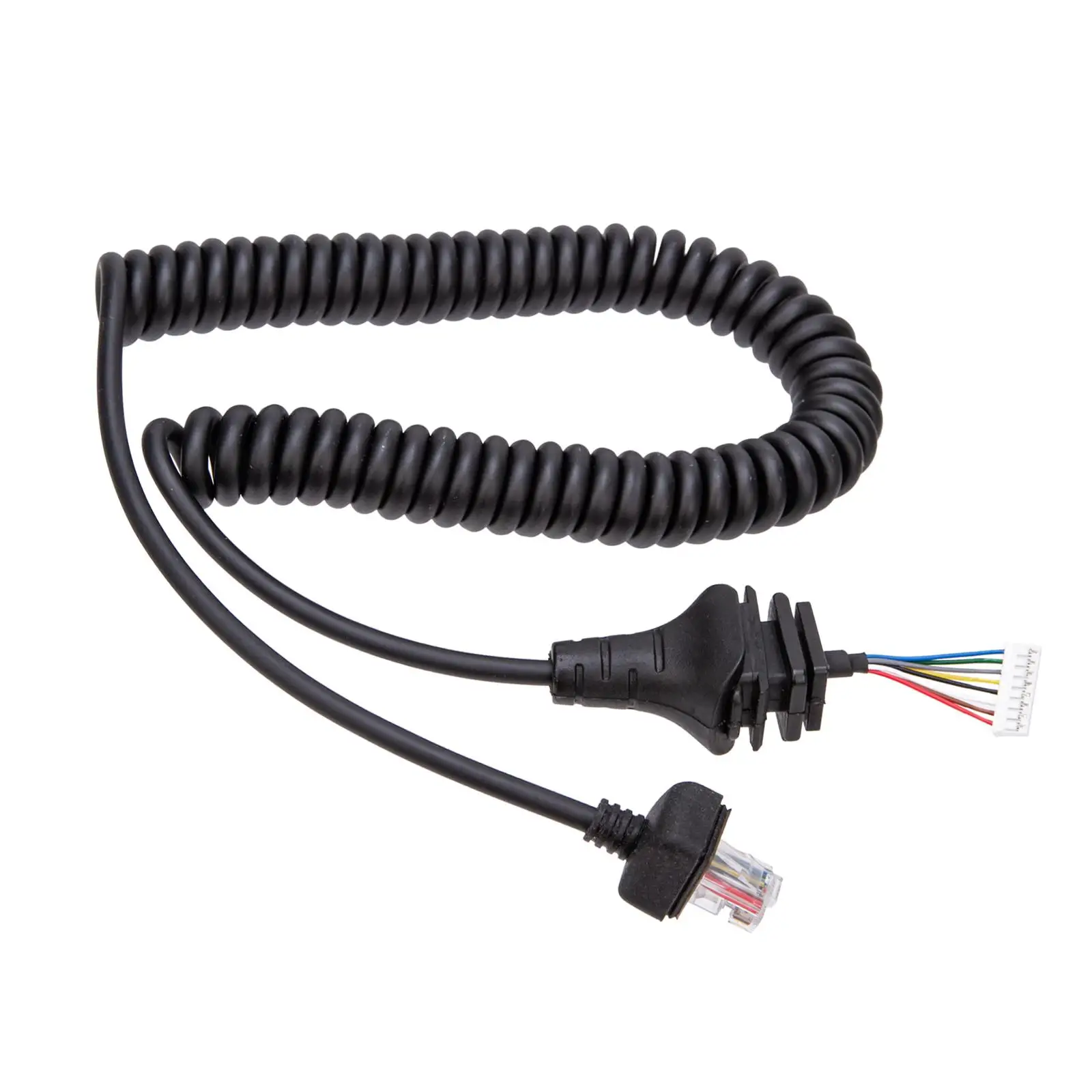 8 Pin Hand Microphone Cable HM152 HM154 for IC F121/S ID-880H IC-2725E