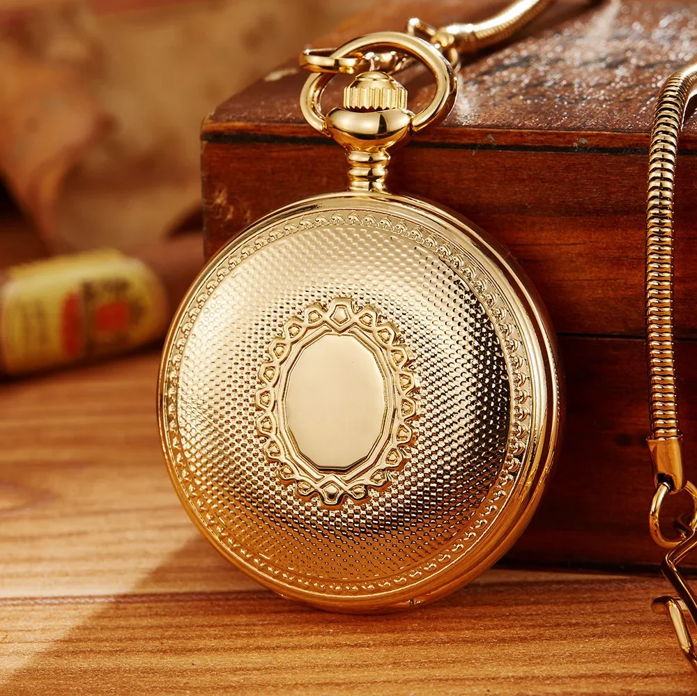 Creative Roman literal round snake chain automatic mechanical pocket watch antique gift mechanical pocket watch