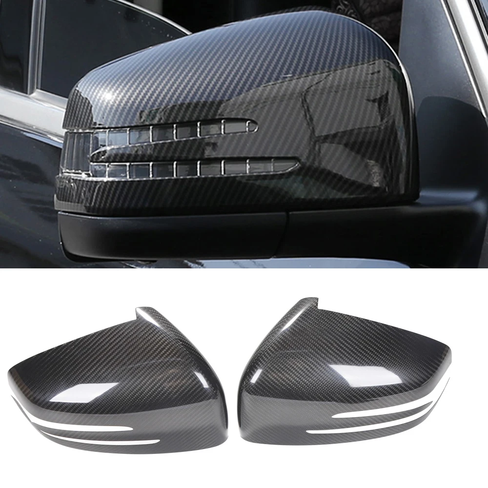 Real Carbon Side Mirror Cover Rearview Mirror Caps For Mercedes G Class W463 GLE GL GLS ML X166 R Class W251