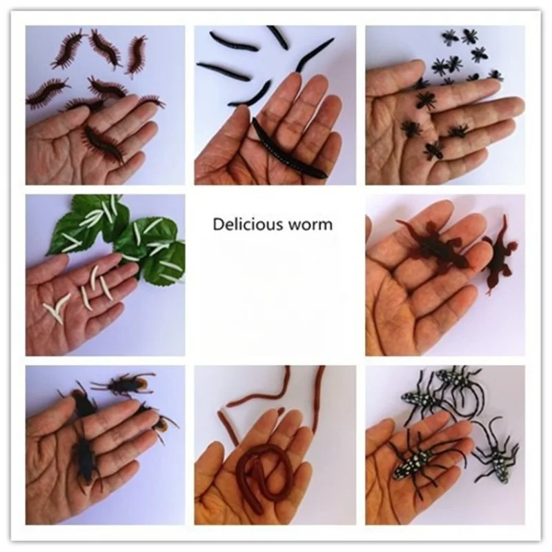 5/10pcs Biomimetic Insects Simulation Bug Spider Centipede Scorpion Cockroach Plastic Prank Bug Funny Scary Trick Props