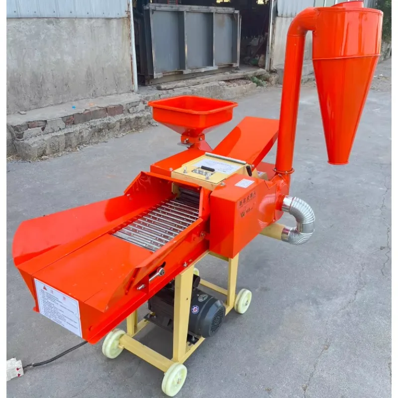 High-efficiency Chaff Cutter And Grinding Machine For Agricultural Waste Feed Processing Machine