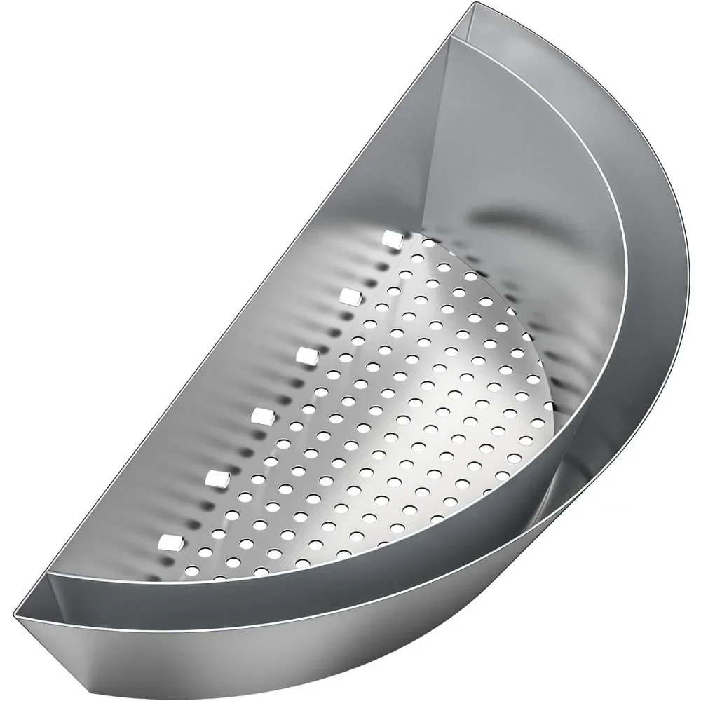 

Корзина для угольного гриля из нержавеющей стали с поддоном для воды для грилей для чайников Weber 22/26 дюймов